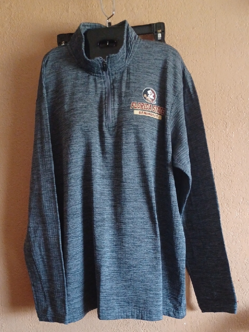 Florida State Seminoles Gray Quarter-Zip Pullover